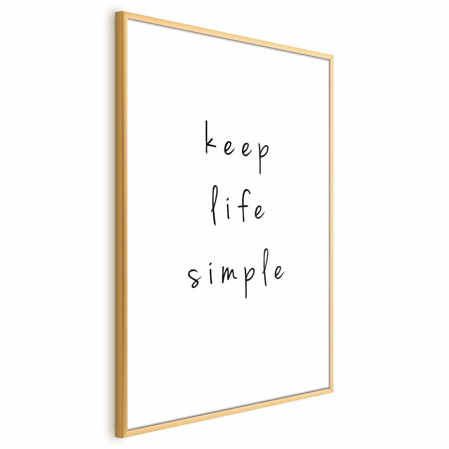 Poster - Keep Life Simple Artgeist