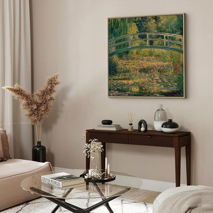 Leinwandbild - Claude Monet – Bridge over a Pond of Water Lilies