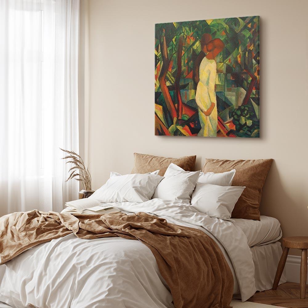 Leinwandbild - August Macke – Paar im Wald