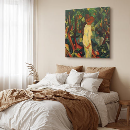 Leinwandbild - August Macke – Paar im Wald