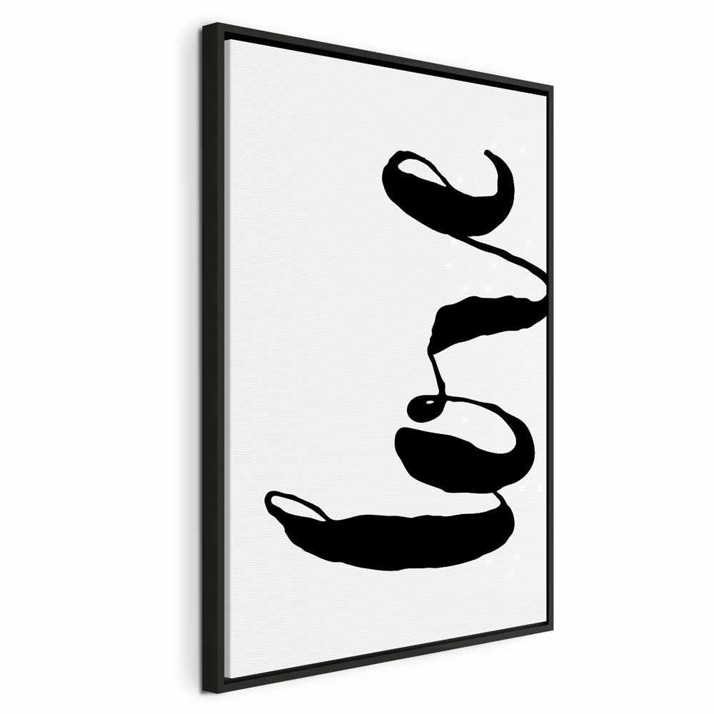 Leinwandbild - Black Love (1 Part) Vertical