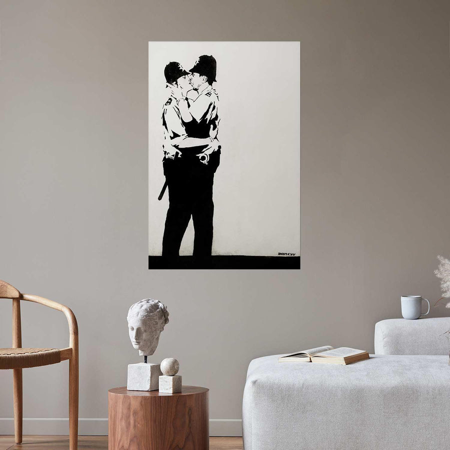 Poster - The Policemen's Kiss Artgeist