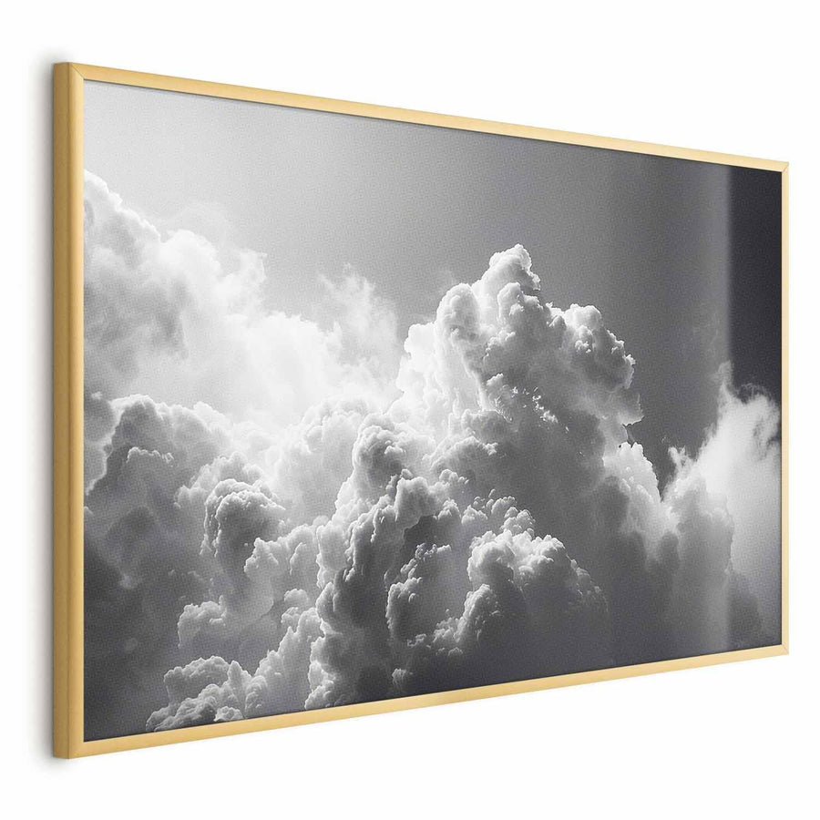 Poster - Extraordinary Phenomenon: The Sun Illuminating Dark Clouds Artgeist