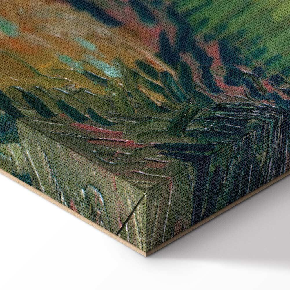 Leinwandbild - Vincent Van Gogh – Landscape with the Chateau of Auvers at Sunset