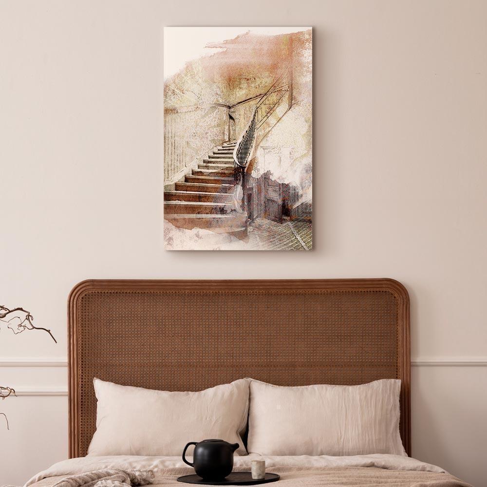 Leinwandbild - Secret Stairs (1 Part) Vertical