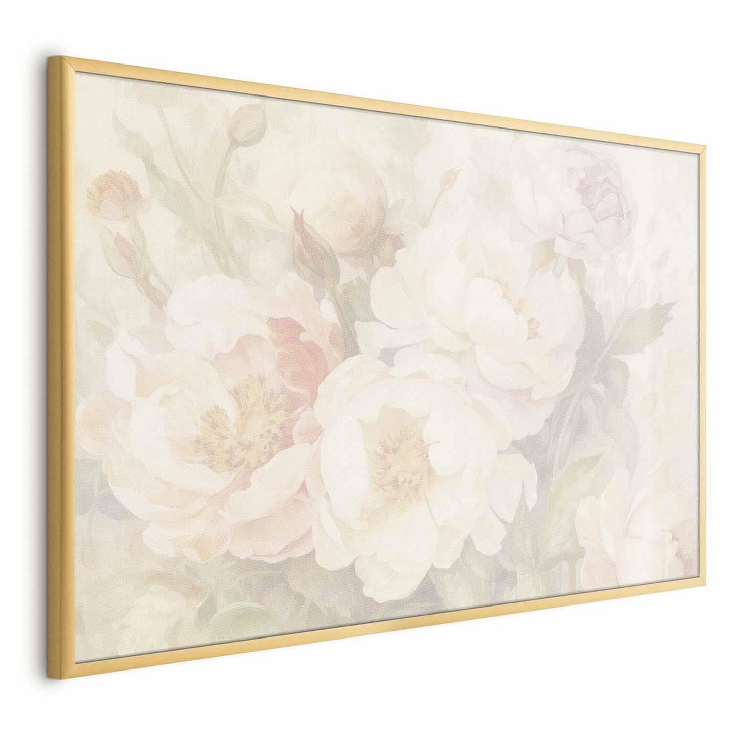 Poster - Peonies in the Mist