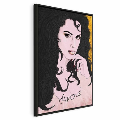 Leinwandbild - Amore Mio (1 Part) Vertical