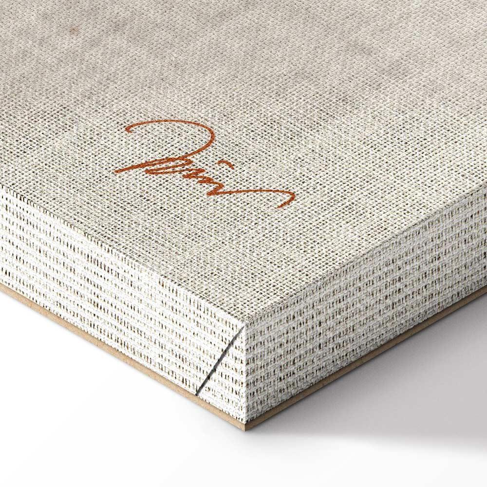 Leinwandbild - Golden Flora (1 Part) Vertical