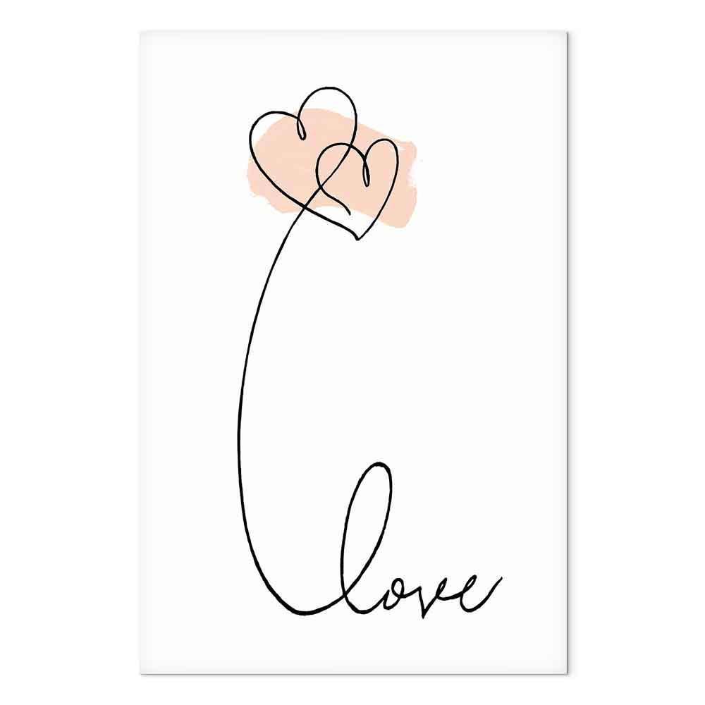 Leinwandbild - Connected in the Clouds (1 Part) Vertical