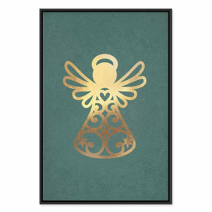 Leinwandbild - Angelic Christmas (1 Part) Vertical