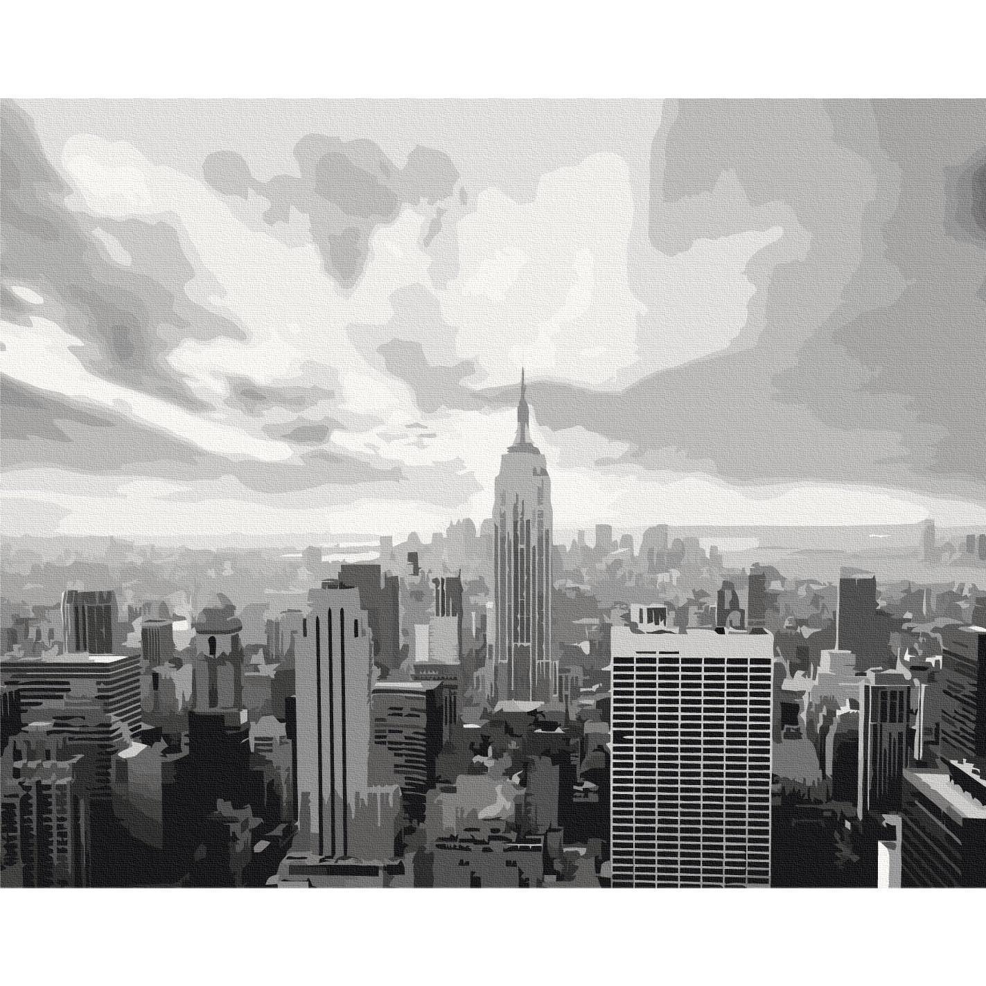 Malen nach Zahlen - Grey New York