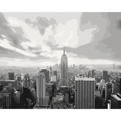 Malen nach Zahlen - Grey New York