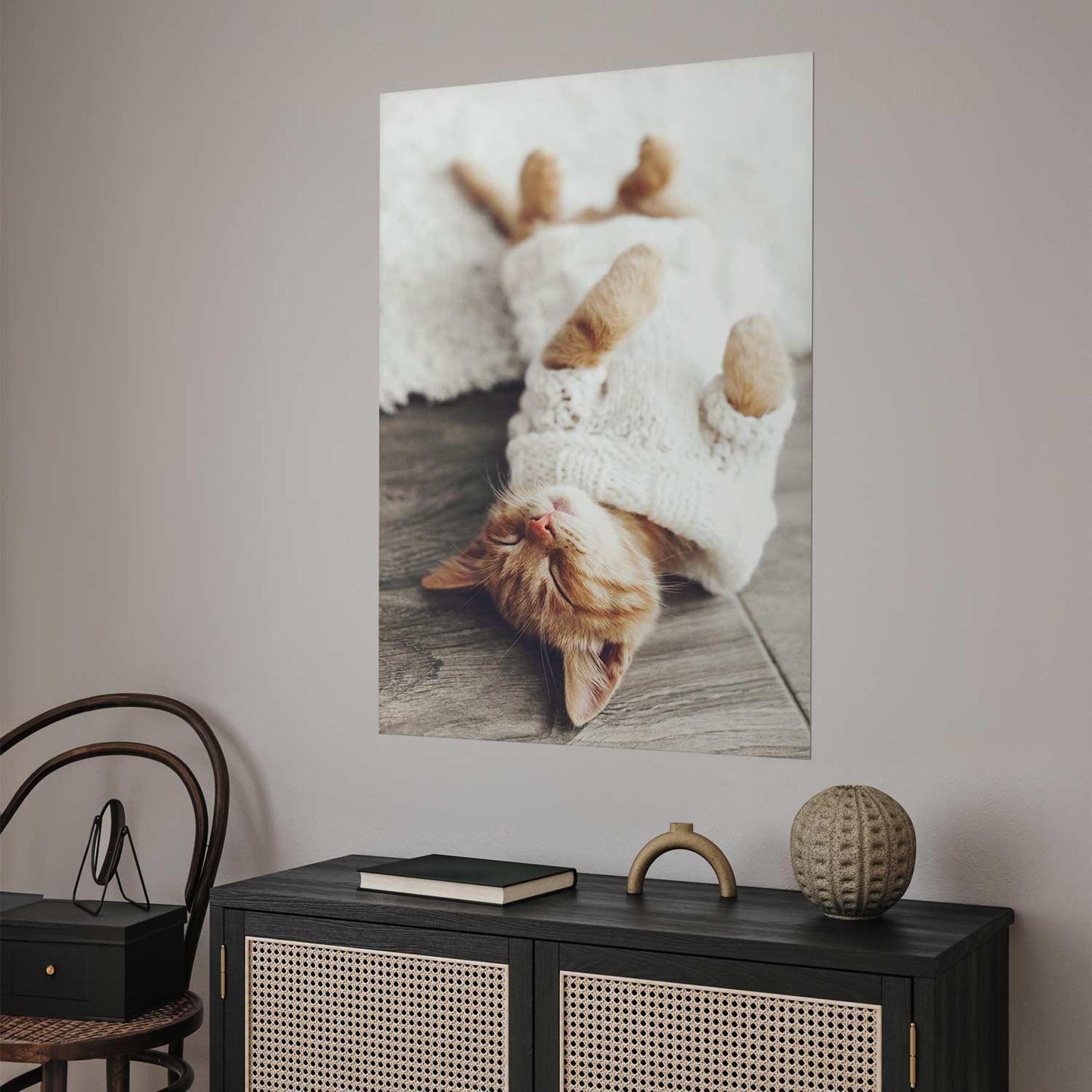 Poster - Lazy Cat Artgeist