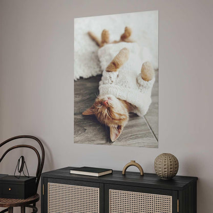 Poster - Lazy Cat Artgeist