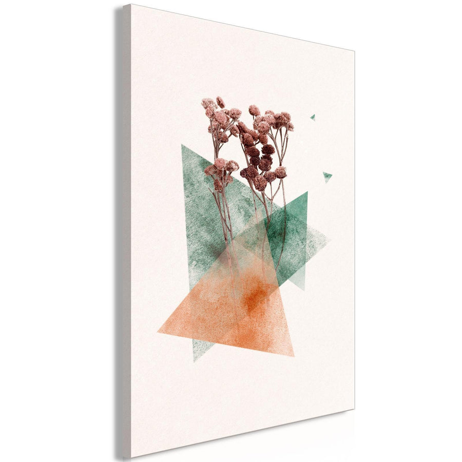 Leinwandbild - Modernist Flower (1 Part) Vertical Artgeist