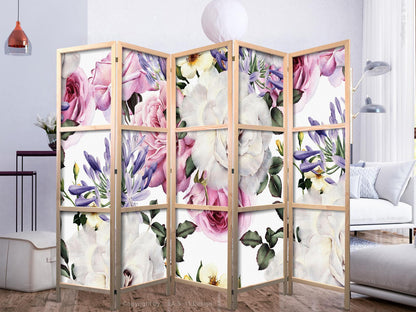 Japanischer Paravent - Floral Glade II Artgeist