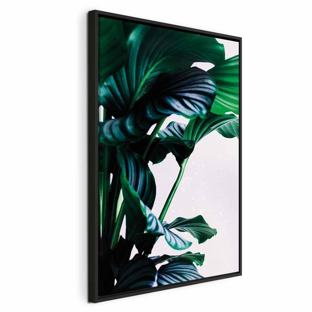 Leinwandbild - Springy Leaves (1 Part) Vertical