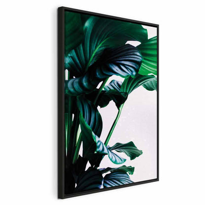 Leinwandbild - Springy Leaves (1 Part) Vertical