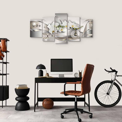 Leinwandbild - Pearl Dance of Orchids