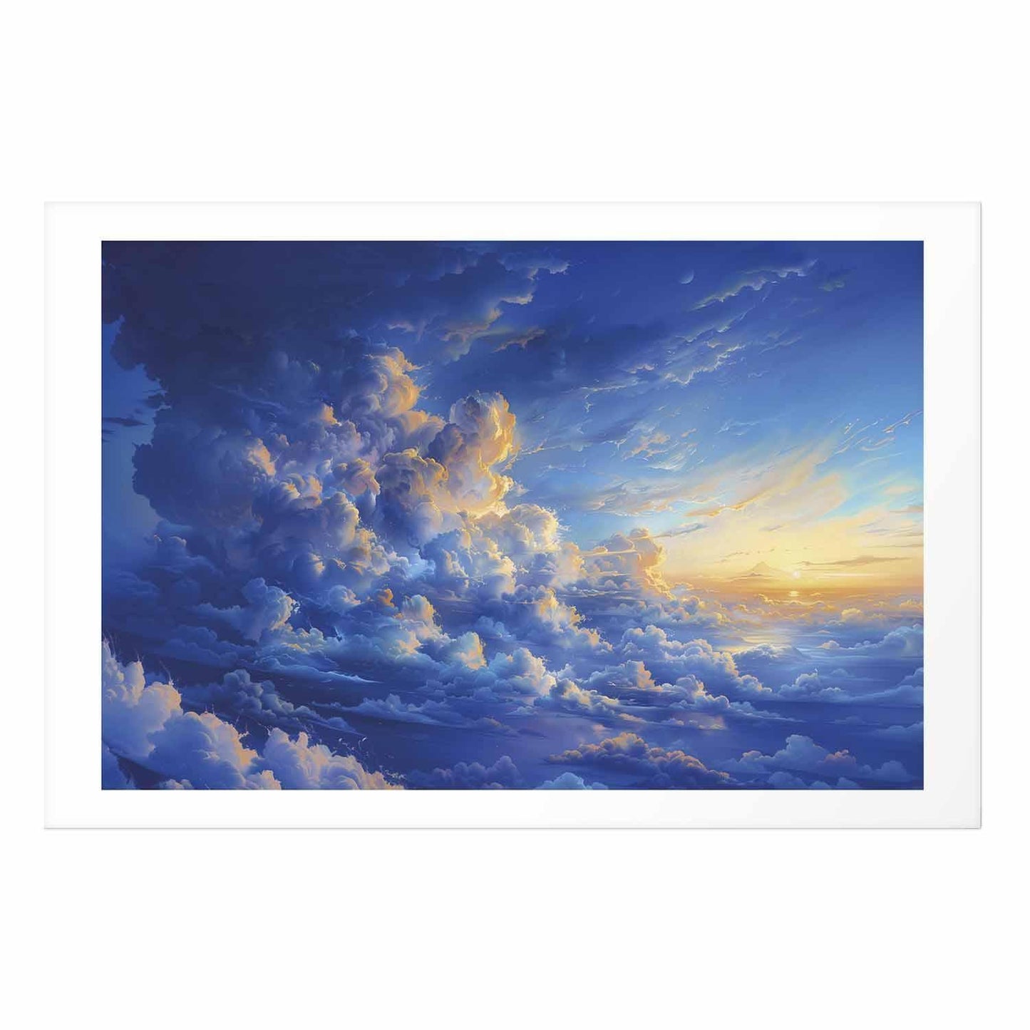 Poster - When the Sky Becomes Canvas: A Masterpiece of Nature in the Clouds