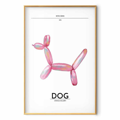 Poster - Holo-Dog - Colorful Retro Dog