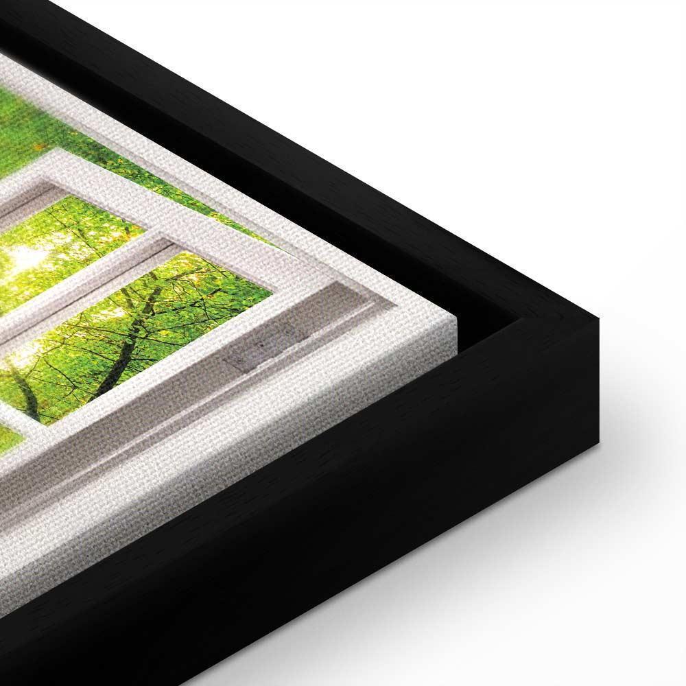 Leinwandbild - Window: View on Forest