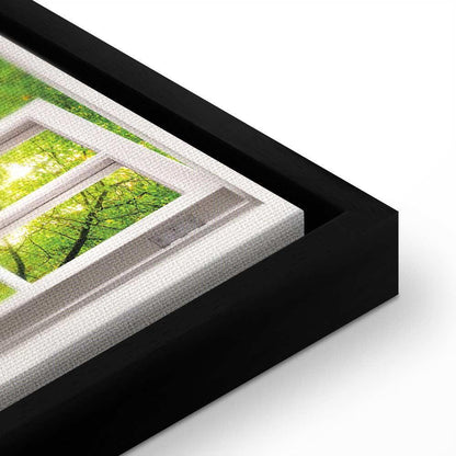 Leinwandbild - Window: View on Forest