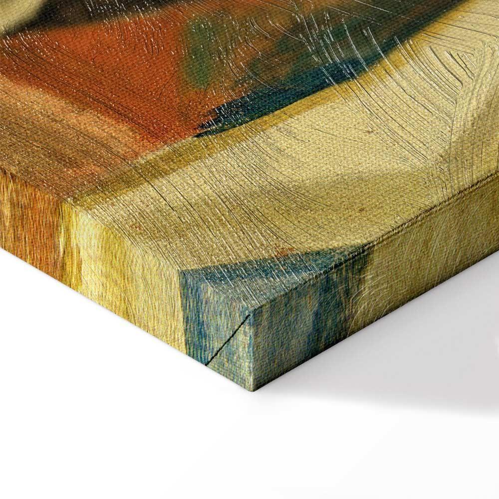 Leinwandbild - August Macke – Spaziergänger am See