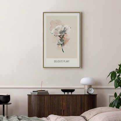 Leinwandbild - Delicate Plant (1 Part) Vertical