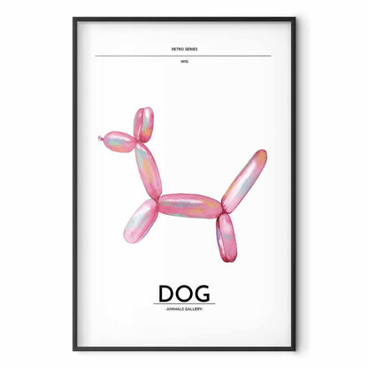 Poster - Holo-Dog - Colorful Retro Dog
