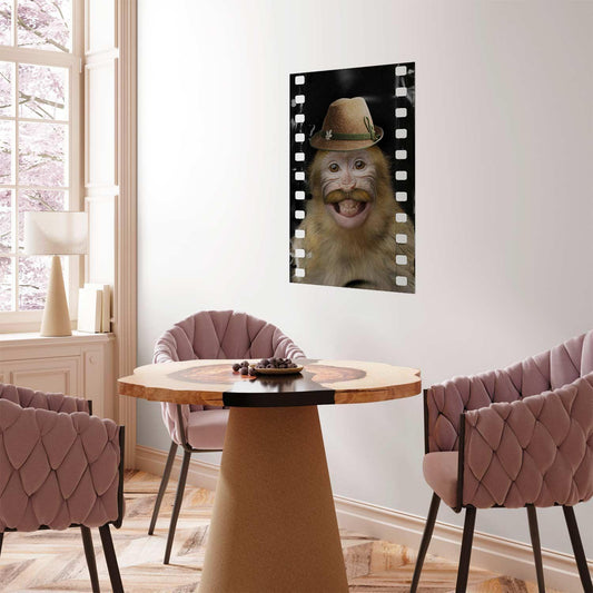 Poster - Monkey in a Hat Artgeist