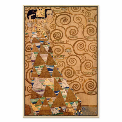 Leinwandbild - Gustav Klimt – Expectation