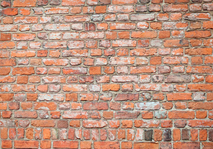 Fototapete - Loft Wall - Pattern Imitating an Old Red Brick Artgeist