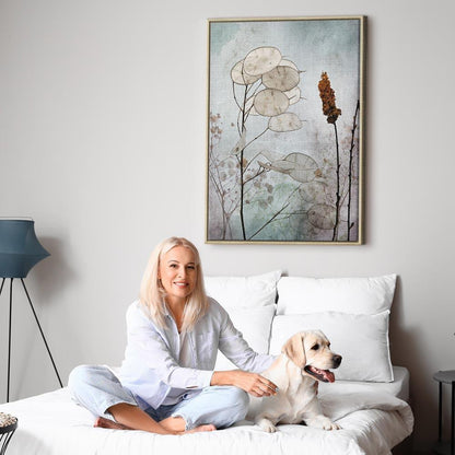 Leinwandbild - Lunaria Fruits (1 Part) Vertical