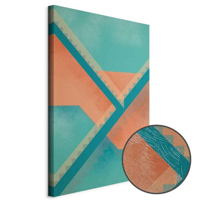 Leinwandbild - Stairs Composition (1 Part) Vertical