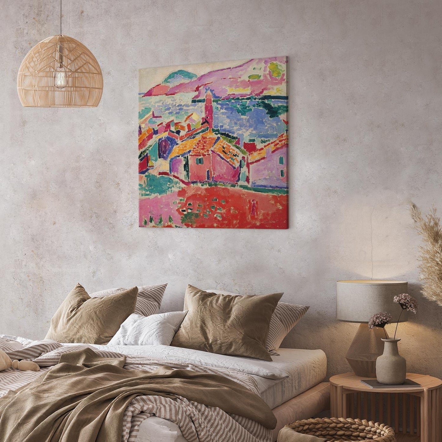 Leinwandbild - Henri Matisse – View of Collioure