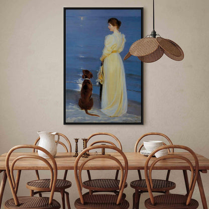 Leinwandbild - Summer Evening in Skagen Artgeist