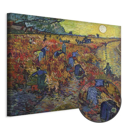 Leinwandbild - Vincent van Gogh – The Red Vineyard