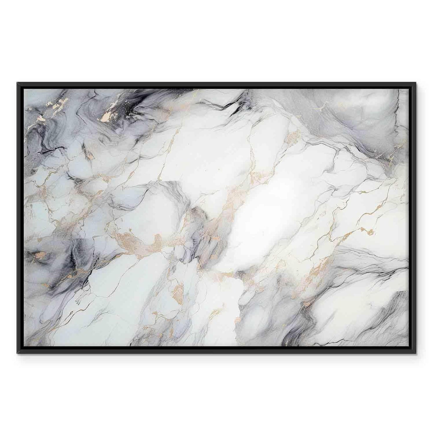 Leinwandbild - Elegant marble – stone structures in neutral colours