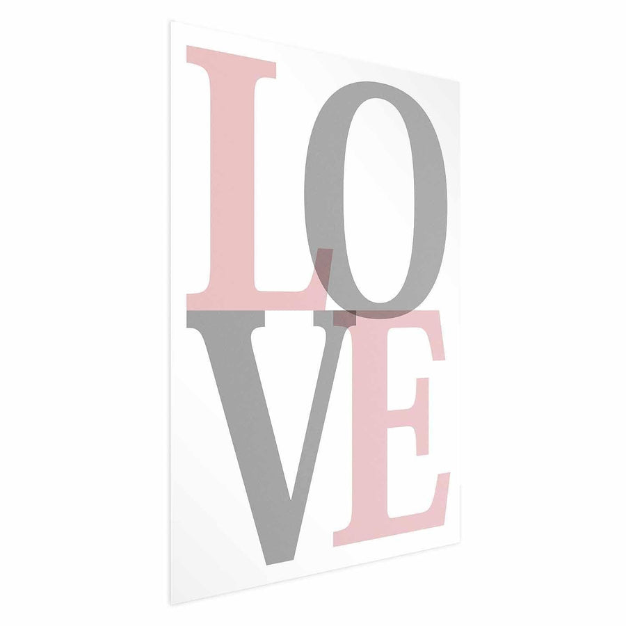 Poster - Gray Love Artgeist