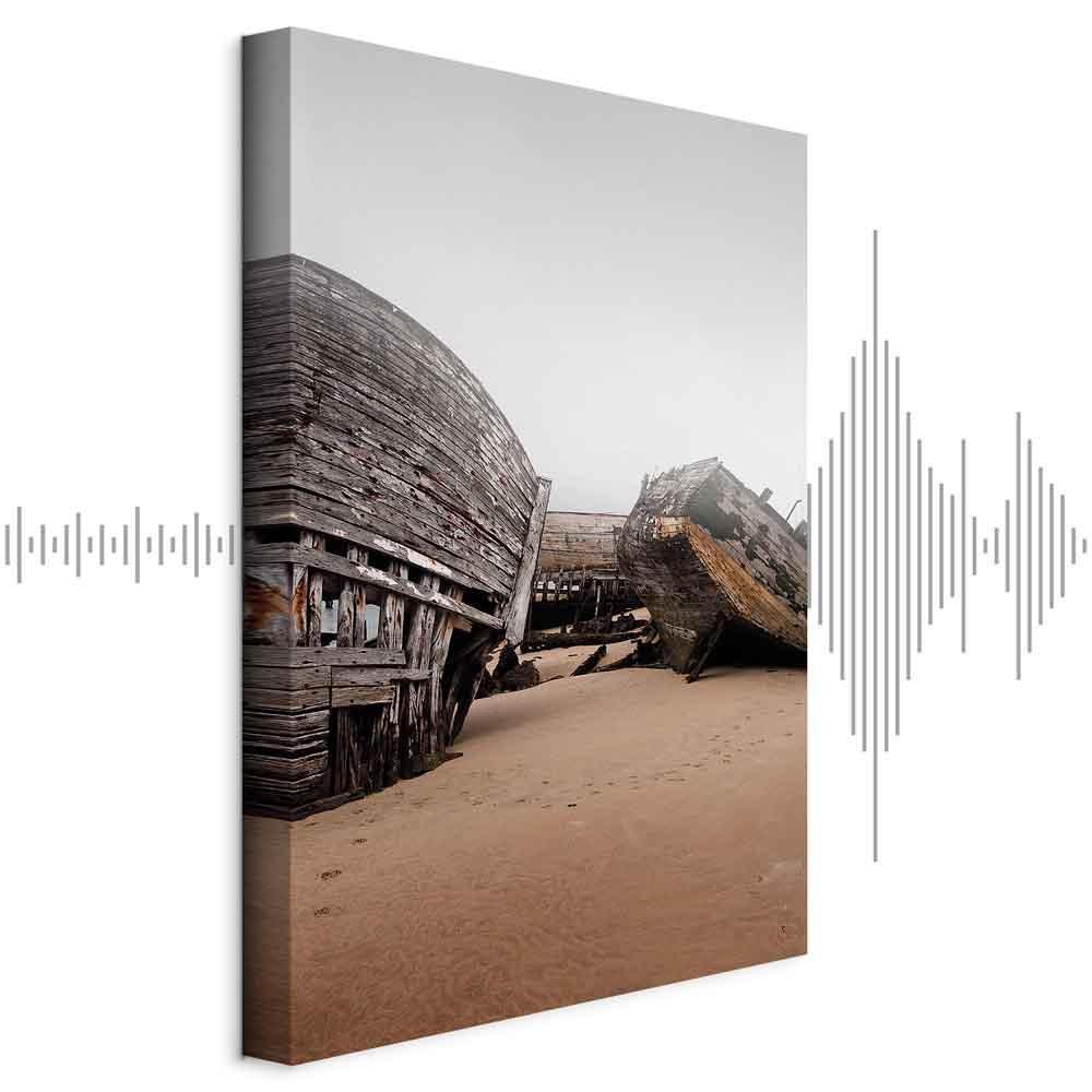 Leinwandbild - Abandoned Cutters (1 Part) Vertical