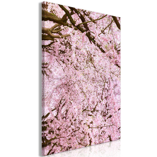 Leinwandbild - Cherry Tree (1 Part) Vertical Artgeist