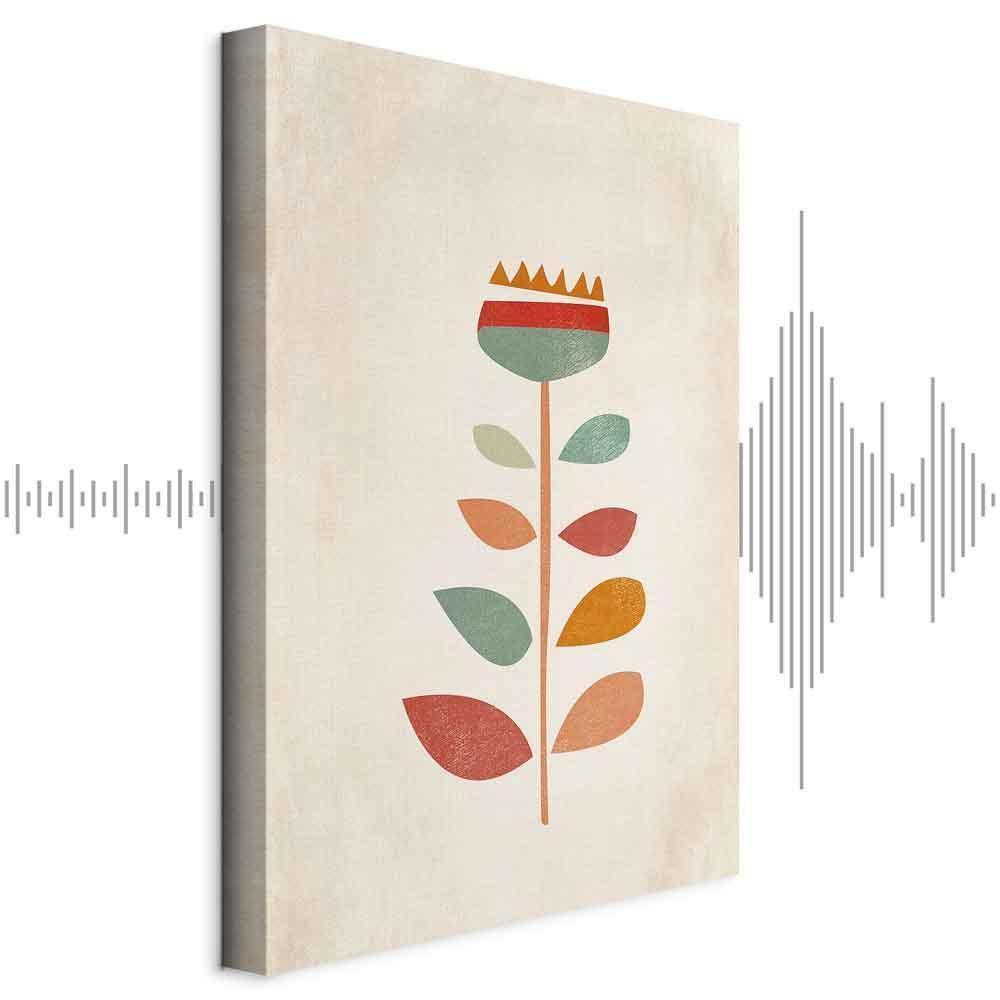 Leinwandbild - Queen of Flowers (1 Part) Vertical