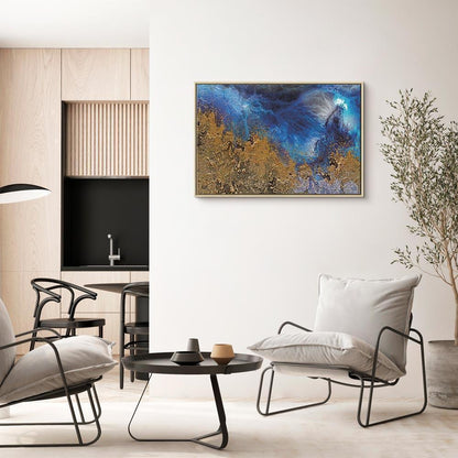 Leinwandbild - Gold of the Ocean (1 Part) Wide