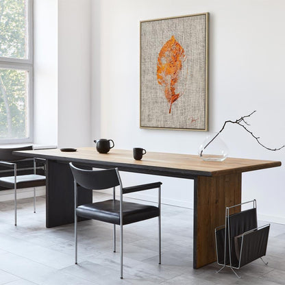 Leinwandbild - Golden Flora (1 Part) Vertical