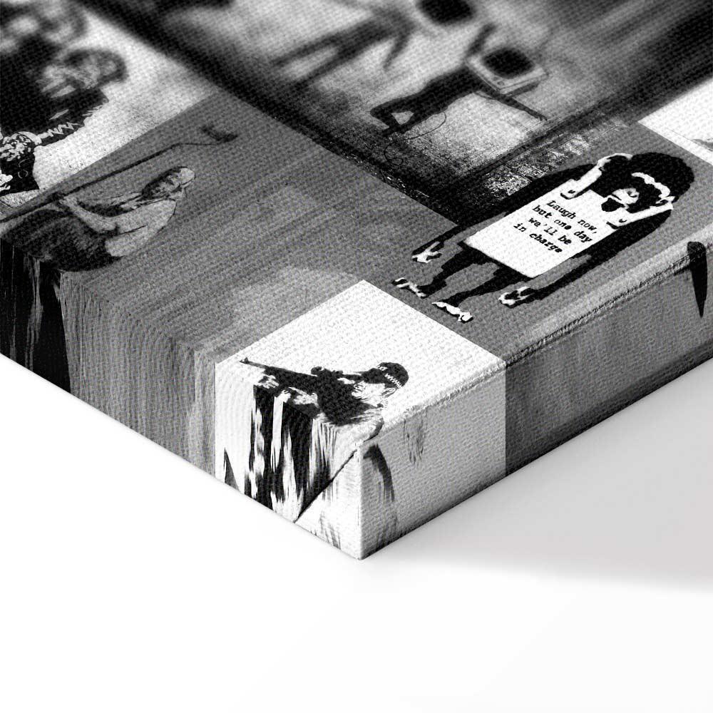 Leinwandbild - Street Art: Banksy