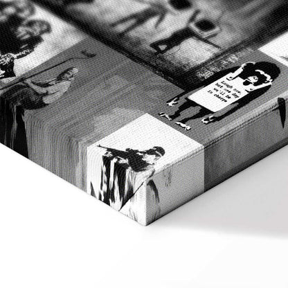 Leinwandbild - Street Art: Banksy