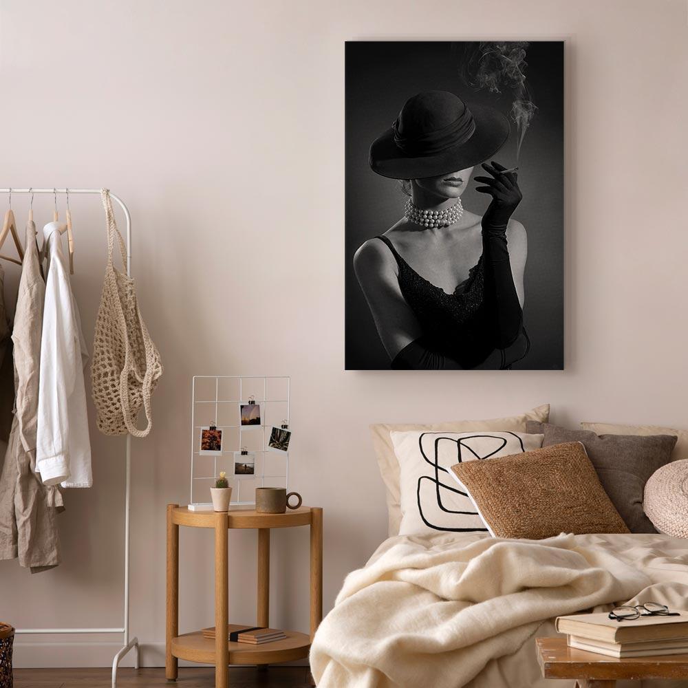 Leinwandbild - Black Elegance (1 Part) Vertical