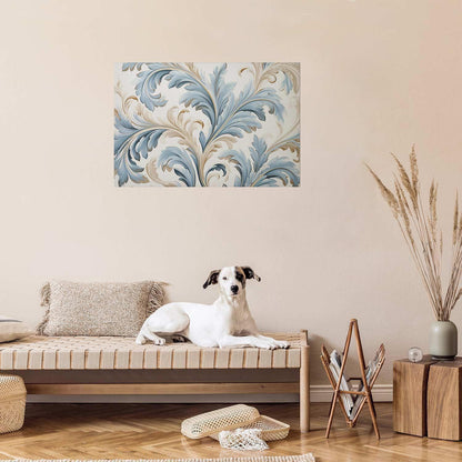 Poster - Baroque Vines in Light Colors