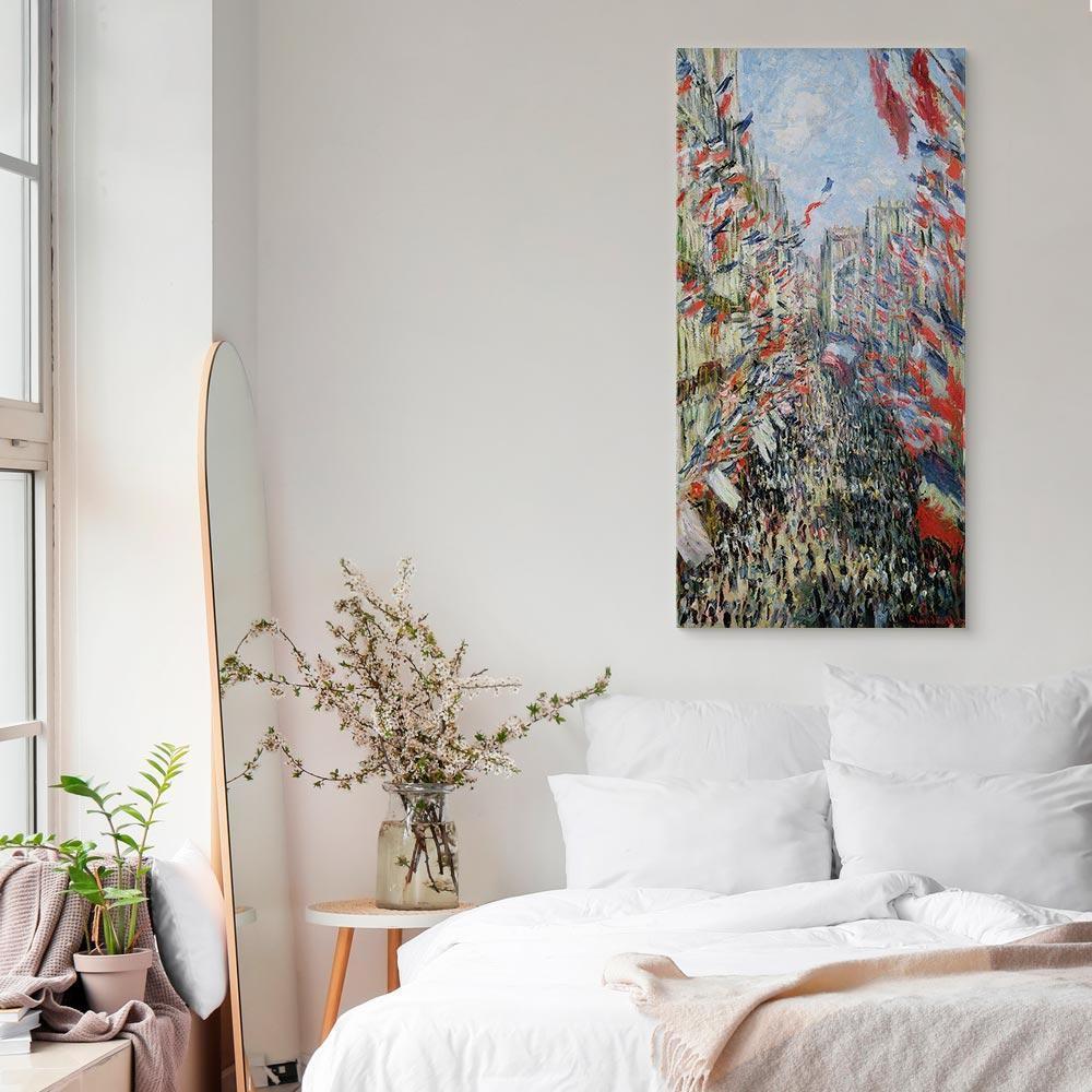 Leinwandbild - Claude Monet – The Rue Montorgueil in Paris, Celebration of June 30, 1882